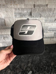 Black/Charcoal Trucker hat