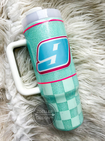 Turquoise 9 30oz Tumbler