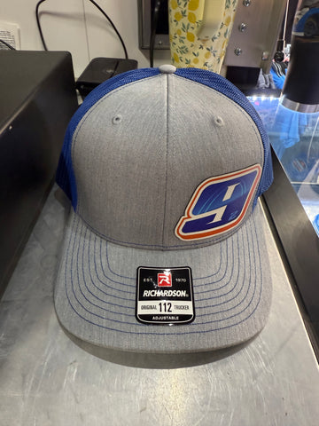 Gray/Blue 9 Hat