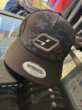 Blackout Camo Rubber 9 Patch Hat